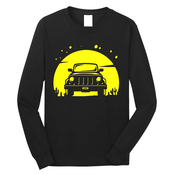 Off Road Adventure Sport Retro Long Sleeve Shirt