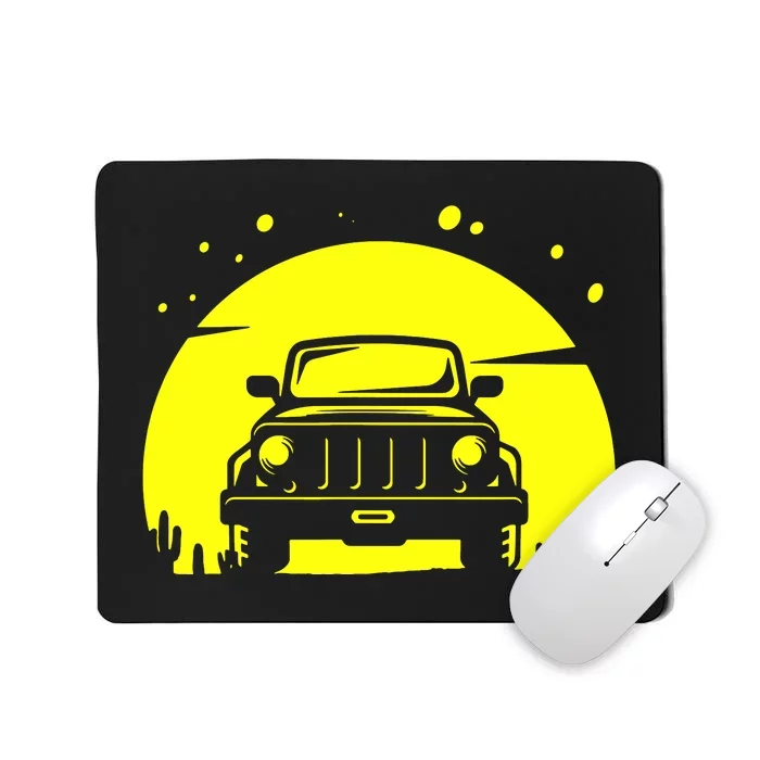 Off Road Adventure Sport Retro Mousepad