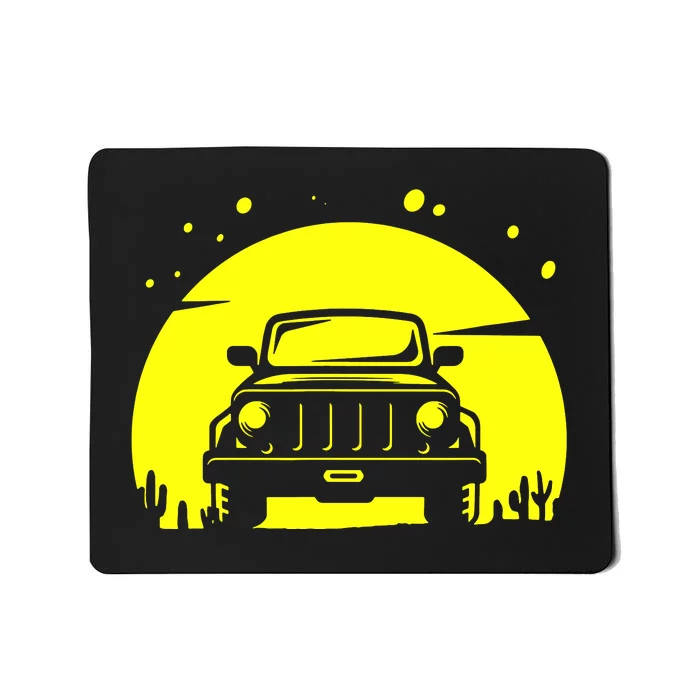 Off Road Adventure Sport Retro Mousepad