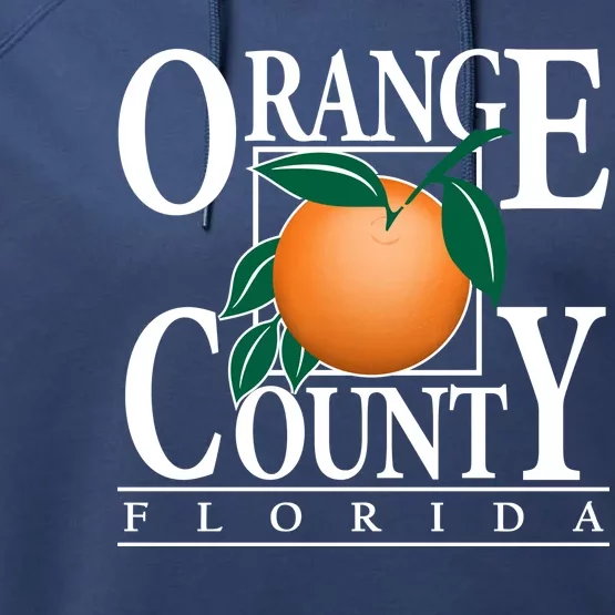 Orange County Florida Performance Fleece Hoodie