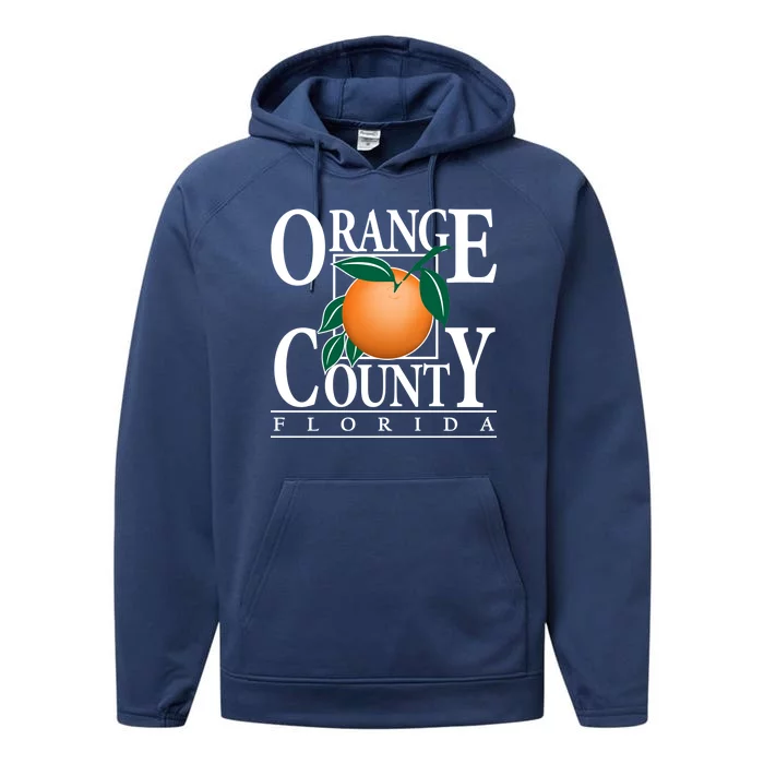 Orange County Florida Performance Fleece Hoodie