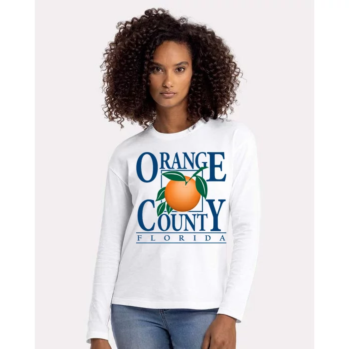 Orange County Florida Womens Cotton Relaxed Long Sleeve T-Shirt