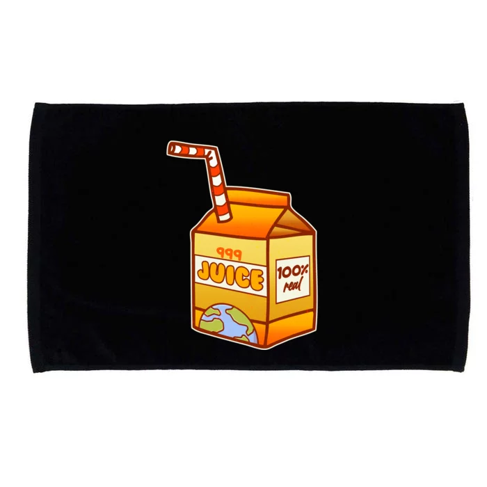 Orange Juice 999 Carton 100% Real Juice Microfiber Hand Towel