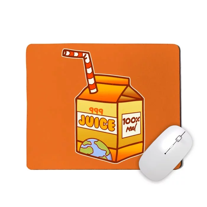 Orange Juice 999 Carton 100% Real Juice Mousepad