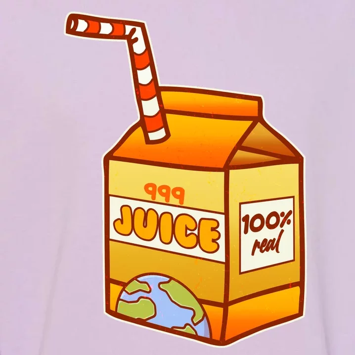 Orange Juice 999 Carton 100% Real Juice Garment-Dyed Sweatshirt