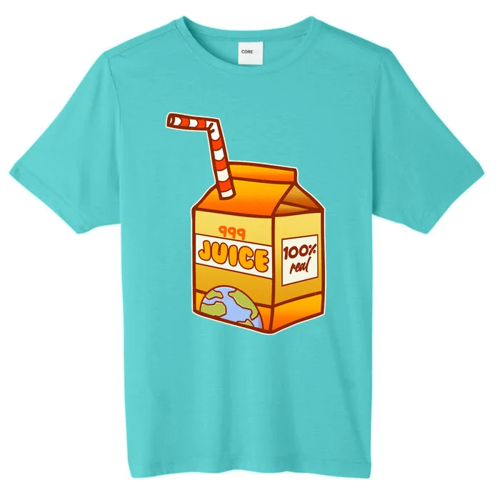 Orange Juice 999 Carton 100% Real Juice ChromaSoft Performance T-Shirt