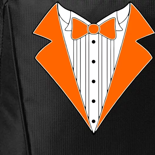 Orange Tuxedo Wedding Bachelor Prom Tux City Backpack