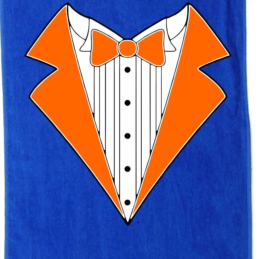 Orange Tuxedo Wedding Bachelor Prom Tux Platinum Collection Golf Towel