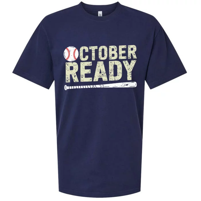 October Ready Baseball Playoff Sueded Cloud Jersey T-Shirt