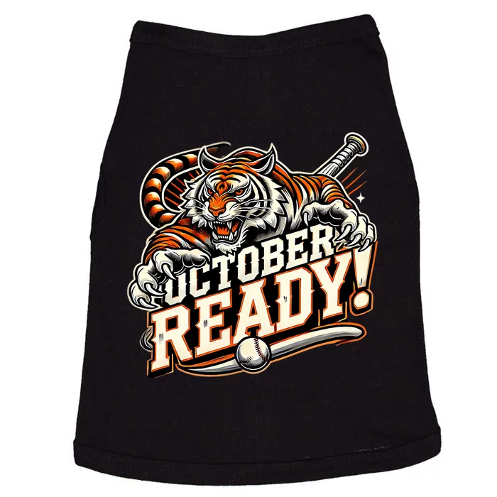 October Ready Baseball Tiger Fan Doggie Tank