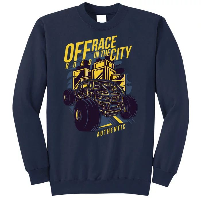 Off Road City Design Tall Sweatshirt