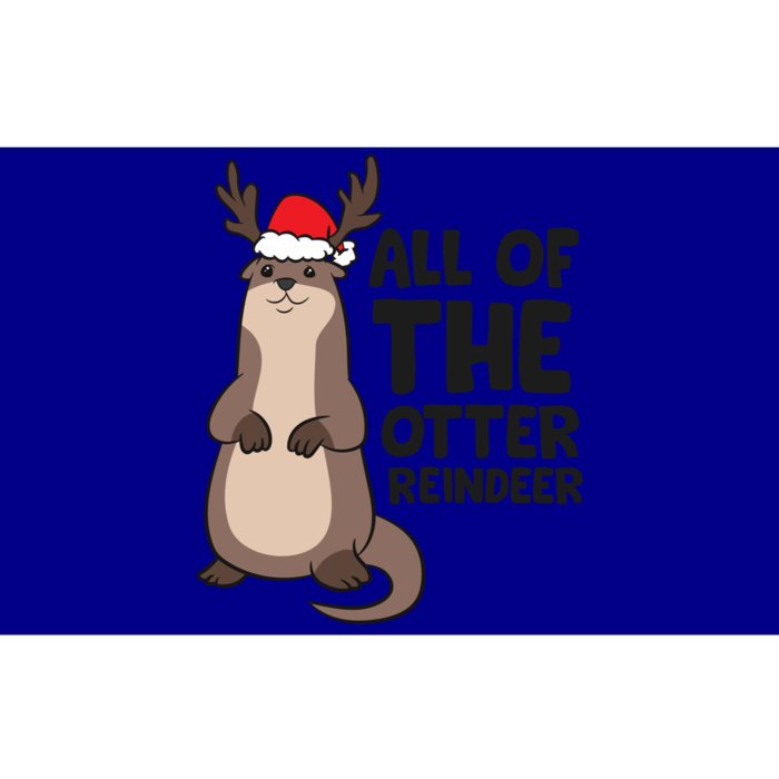 Otter Reindeer Christmas All Of The Otter Reindeer Gift Bumper Sticker