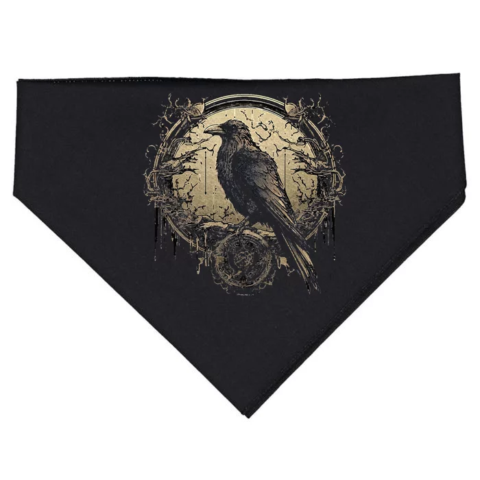 Odin Raven Celtic Viking Valhalla Pagan USA-Made Doggie Bandana