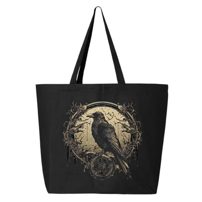 Odin Raven Celtic Viking Valhalla Pagan 25L Jumbo Tote