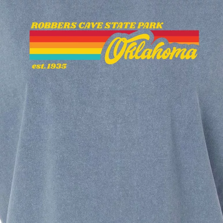 Oklahoma Robbers Cave State Park Garment-Dyed Women's Muscle Tee