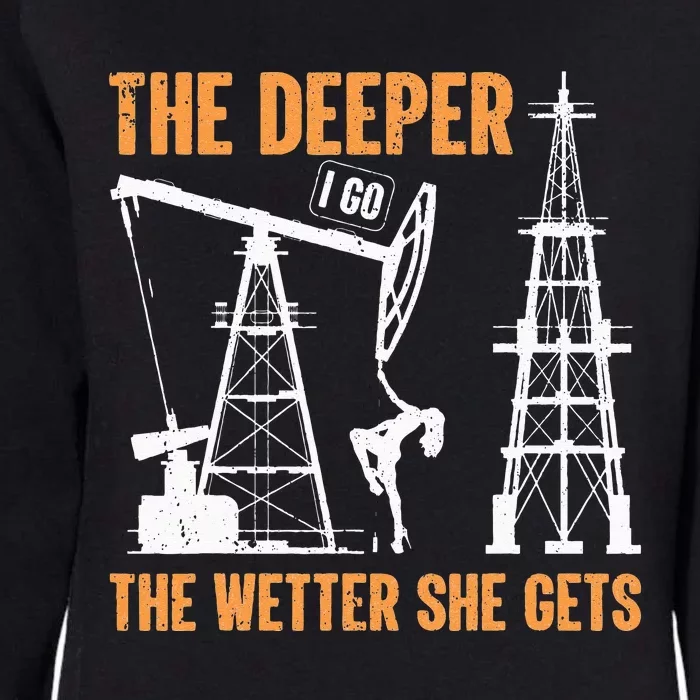 Oil Rig Drilling Lifestyle Oilfield Worker Hard Hat & Boots Womens California Wash Sweatshirt