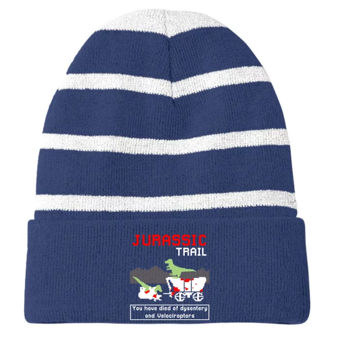 Oregon Jurassic Trail Striped Beanie with Solid Band