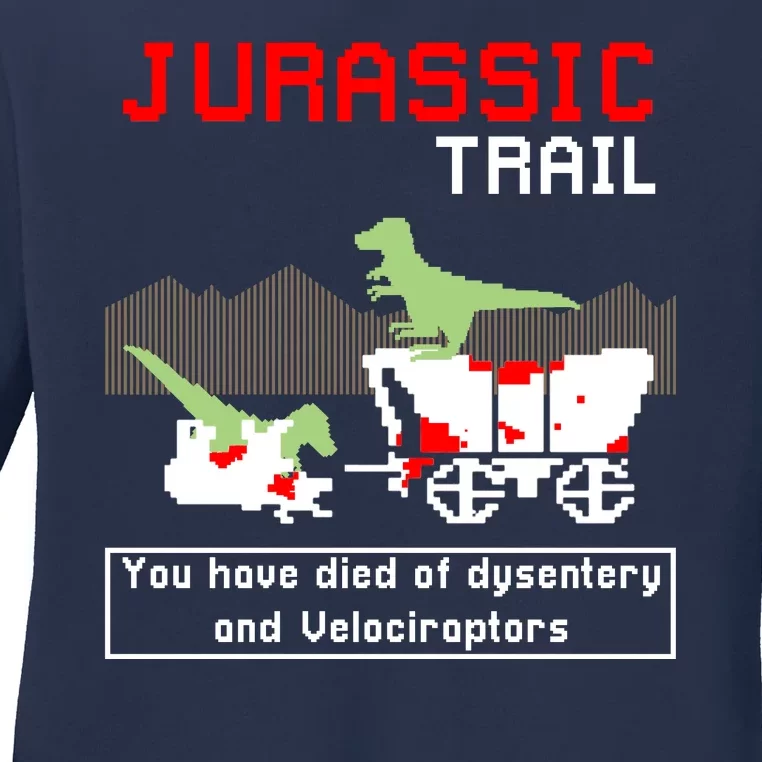 Oregon Jurassic Trail Ladies Long Sleeve Shirt