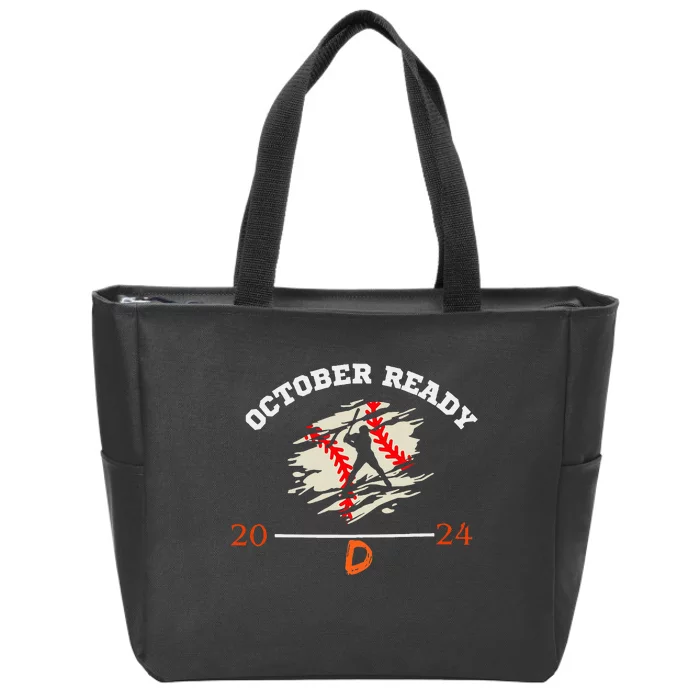 October Ready Funny Design For Ready Tiger Zip Tote Bag