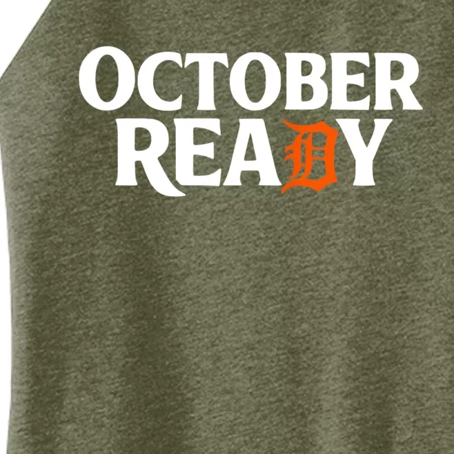 October Ready Funny Women’s Perfect Tri Rocker Tank