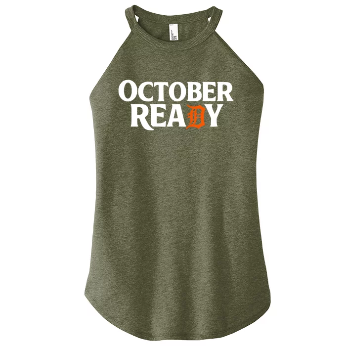 October Ready Funny Women’s Perfect Tri Rocker Tank