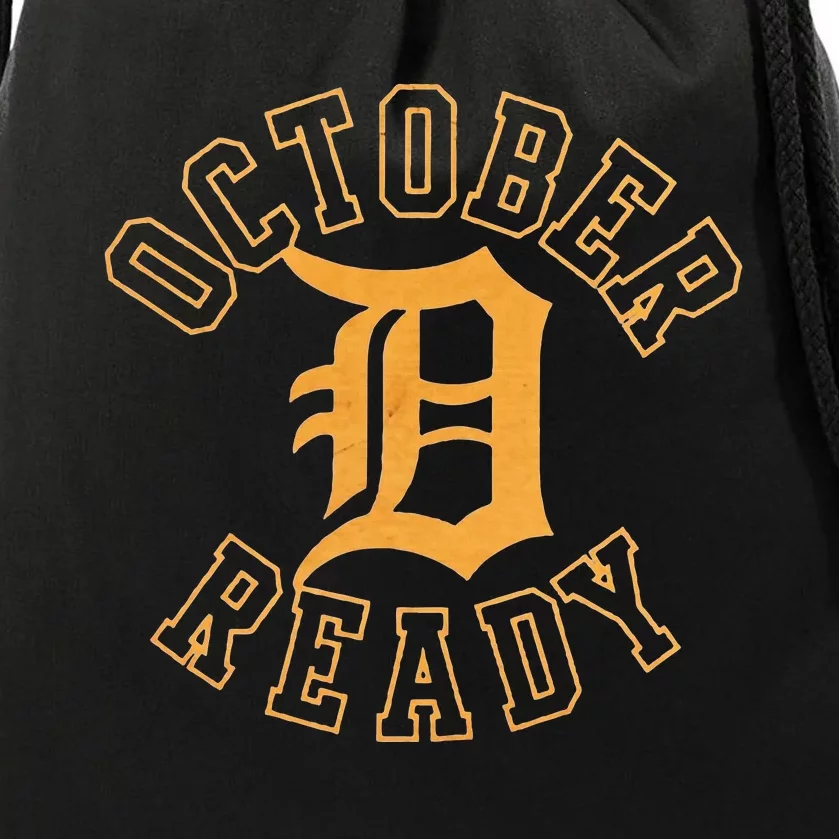 October Ready Funny For Ready Tiger Drawstring Bag