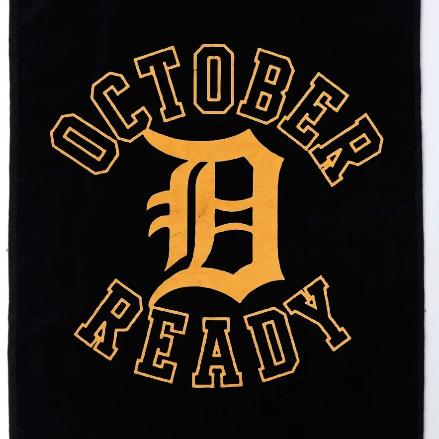 October Ready Funny For Ready Tiger Platinum Collection Golf Towel