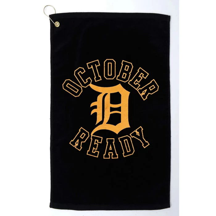 October Ready Funny For Ready Tiger Platinum Collection Golf Towel