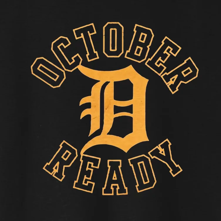 October Ready Funny For Ready Tiger Women's Crop Top Tee