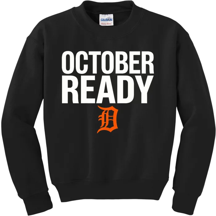 October Ready Funny For Ready Tiger Kids Sweatshirt