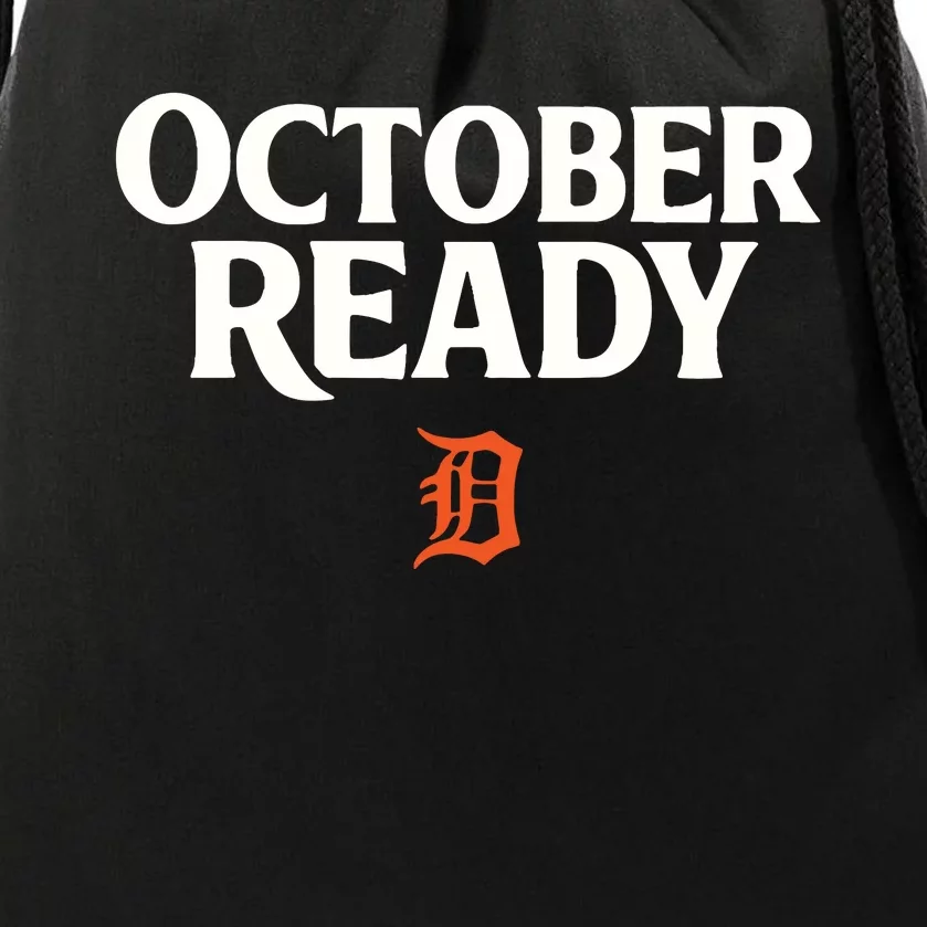 October Ready Funny For Ready Tiger Drawstring Bag