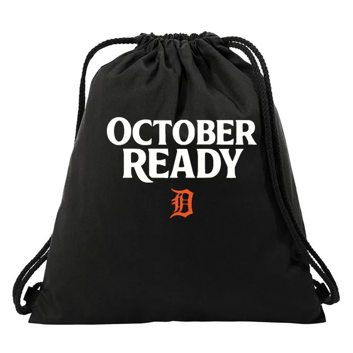 October Ready Funny For Ready Tiger Drawstring Bag