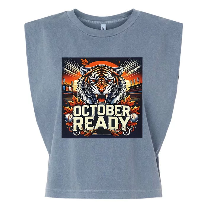 October Ready Funny For Ready Tiger Gift Garment-Dyed Women's Muscle Tee