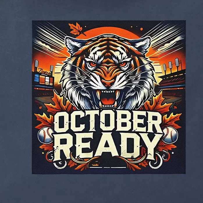 October Ready Funny For Ready Tiger Gift Zip Tote Bag