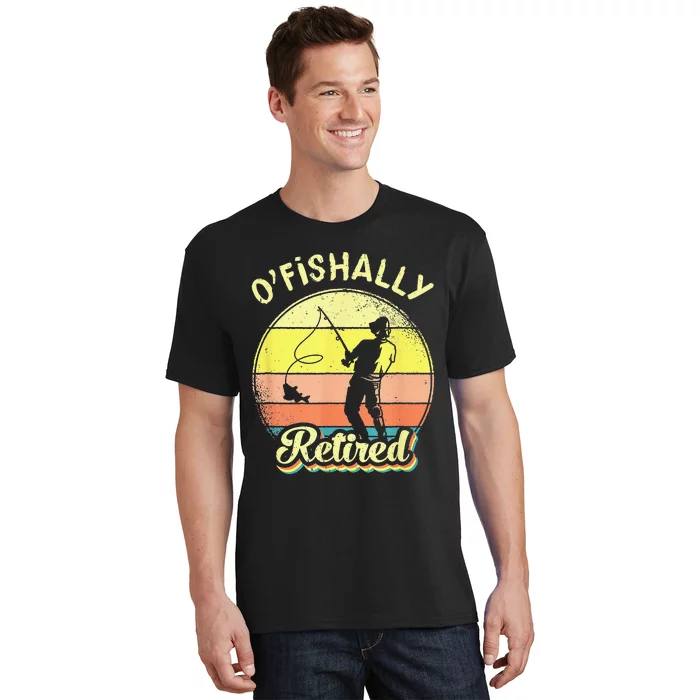 Ofishally Retired Fishing Retirement T-Shirt