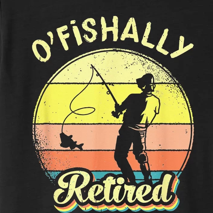 Ofishally Retired Fishing Retirement ChromaSoft Performance T-Shirt