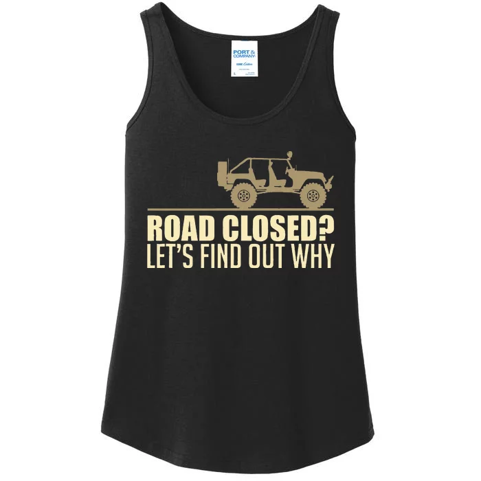 Off Road Funny Suv Offroading Dirt Race Ladies Essential Tank