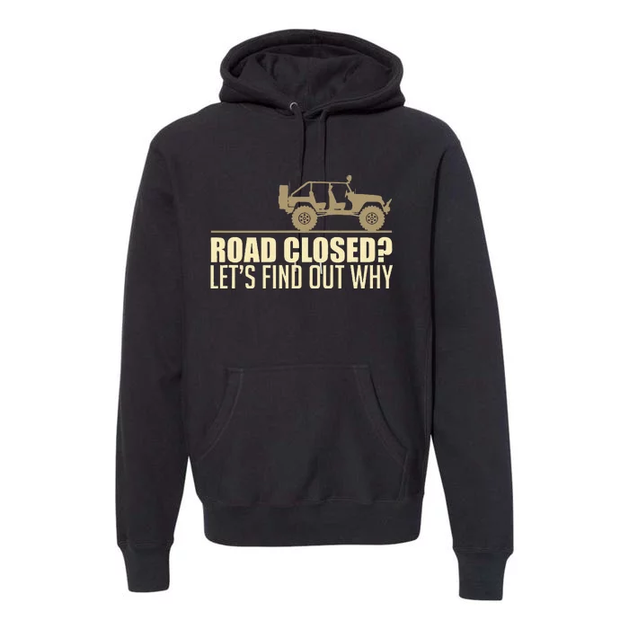 Off Road Funny Suv Offroading Dirt Race Premium Hoodie