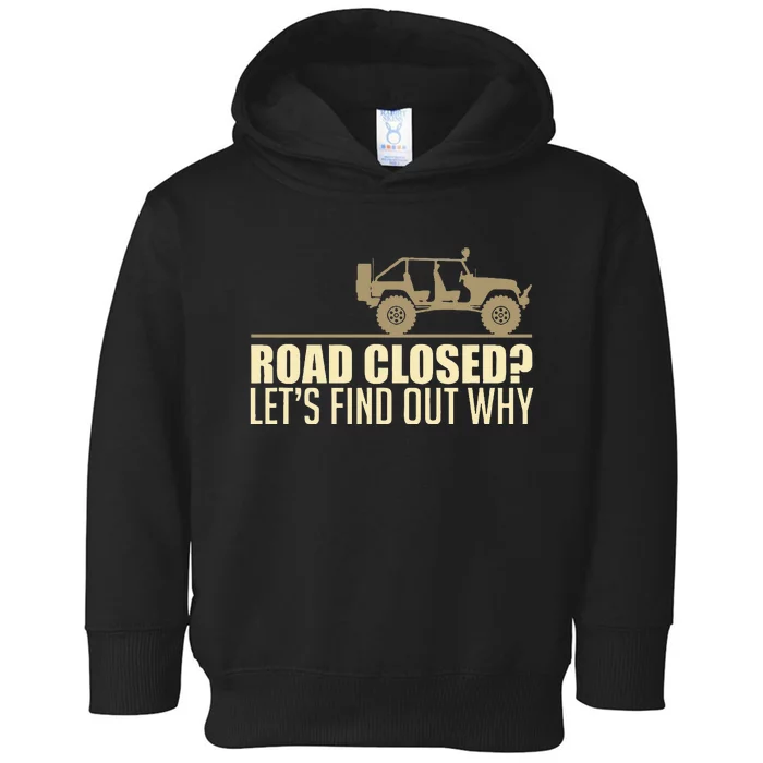 Off Road Funny Suv Offroading Dirt Race Toddler Hoodie