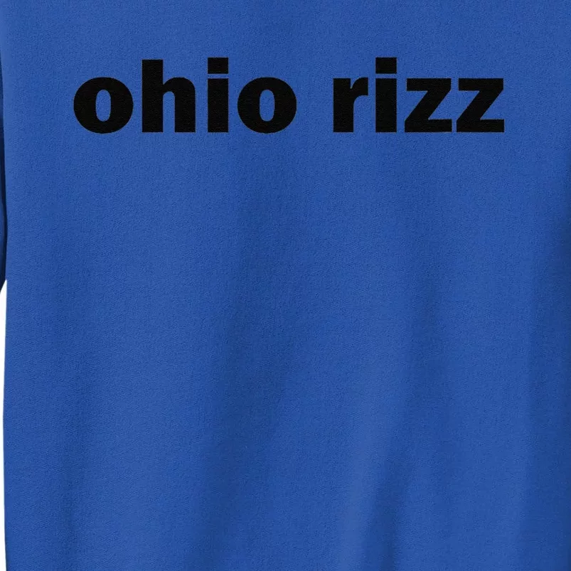 Ohio Rizz Funny Viral Influencer Brain Rot Rizzler Sigma Sweatshirt