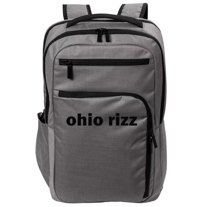 Ohio Rizz Funny Viral Influencer Brain Rot Rizzler Sigma Impact Tech Backpack