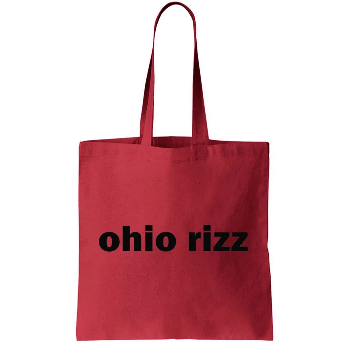 Ohio Rizz Funny Viral Influencer Brain Rot Rizzler Sigma Tote Bag