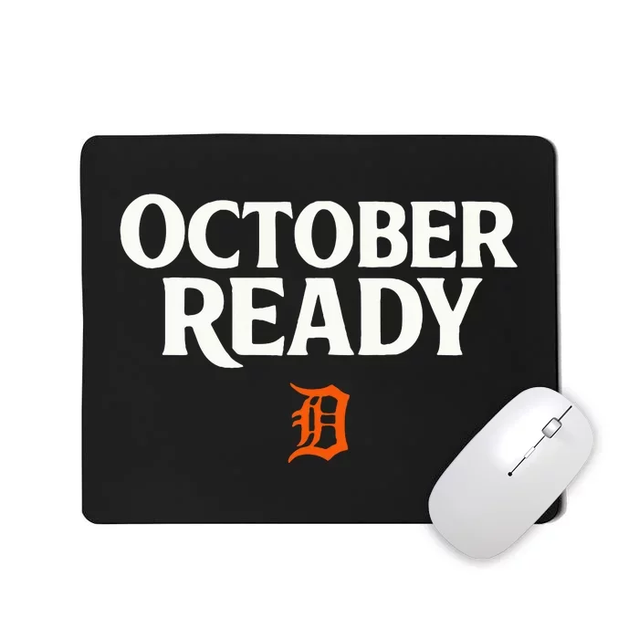 October Ready Funny Ready Tiger Mousepad