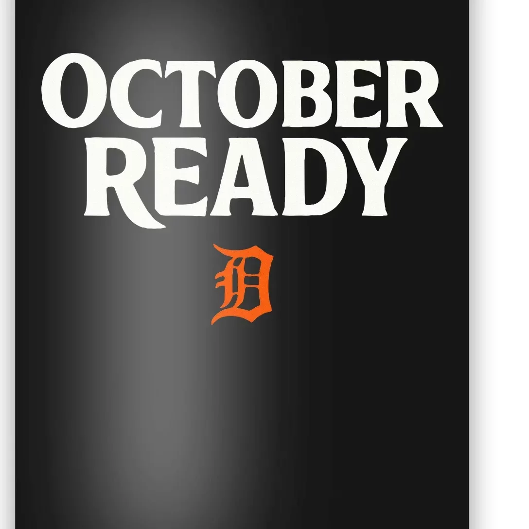 October Ready Funny Ready Tiger Poster