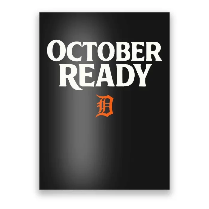 October Ready Funny Ready Tiger Poster