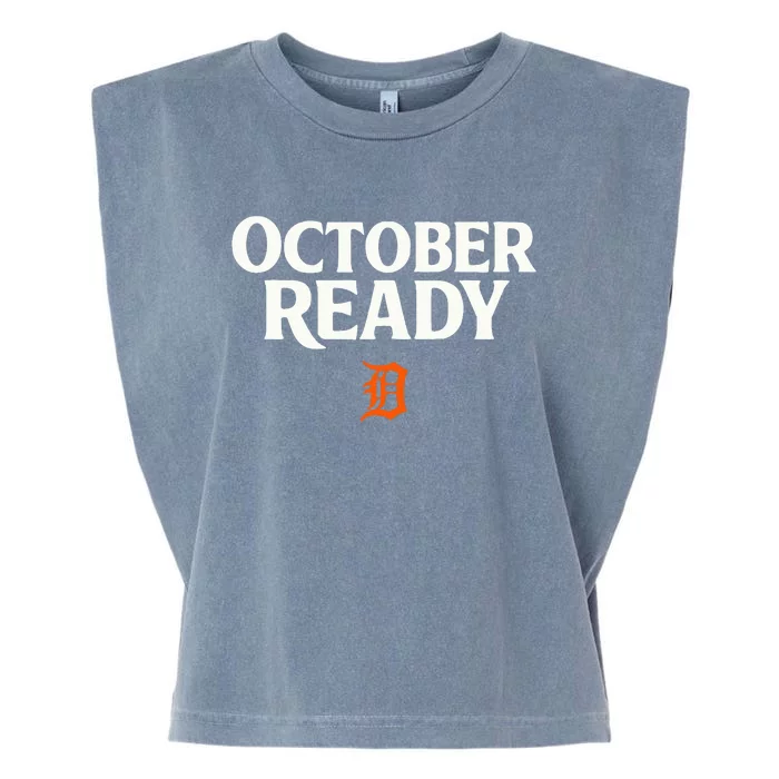 October Ready Funny Ready Tiger Garment-Dyed Women's Muscle Tee