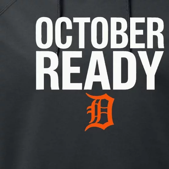 October Ready Funny For Ready Tiger Performance Fleece Hoodie