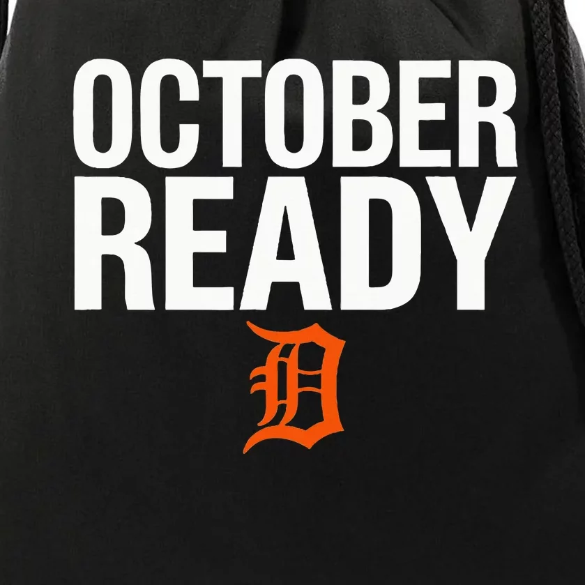 October Ready Funny For Ready Tiger Drawstring Bag