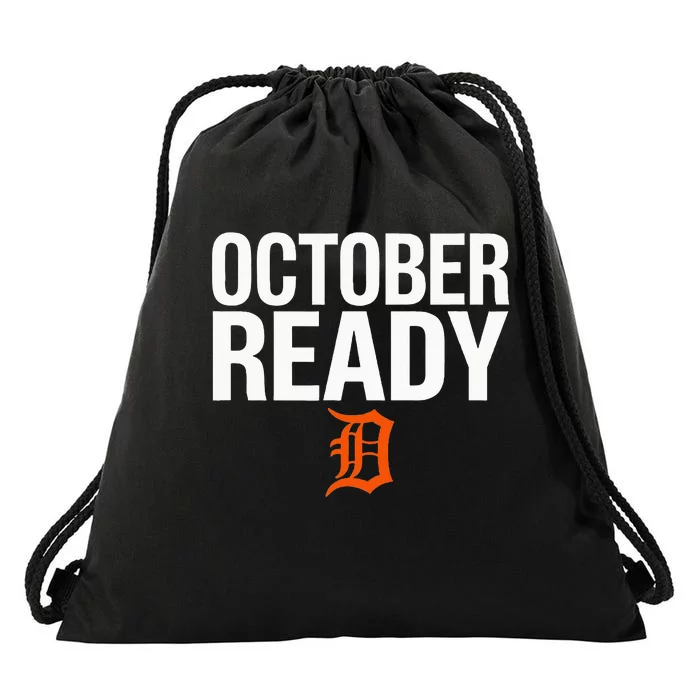 October Ready Funny For Ready Tiger Drawstring Bag