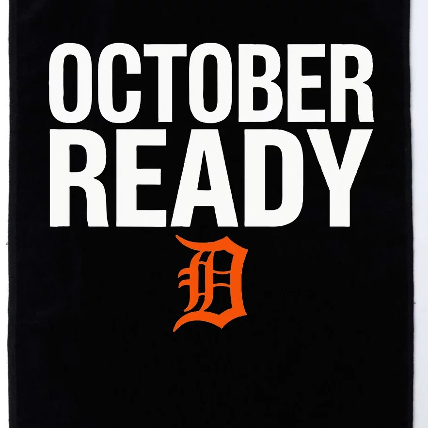 October Ready Funny For Ready Tiger Platinum Collection Golf Towel